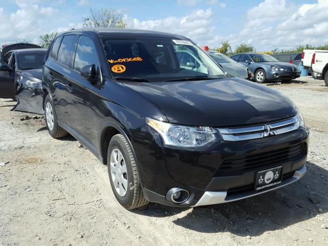 JA4AD2A36FZ013668 - 2015 MITSUBISHI OUTLANDER BLACK photo 1