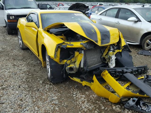 2G1FK1EJ2B9145473 - 2011 CHEVROLET CAMARO 2SS YELLOW photo 1