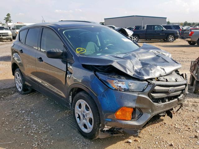 1FMCU0F79JUA30352 - 2018 FORD ESCAPE S GRAY photo 1