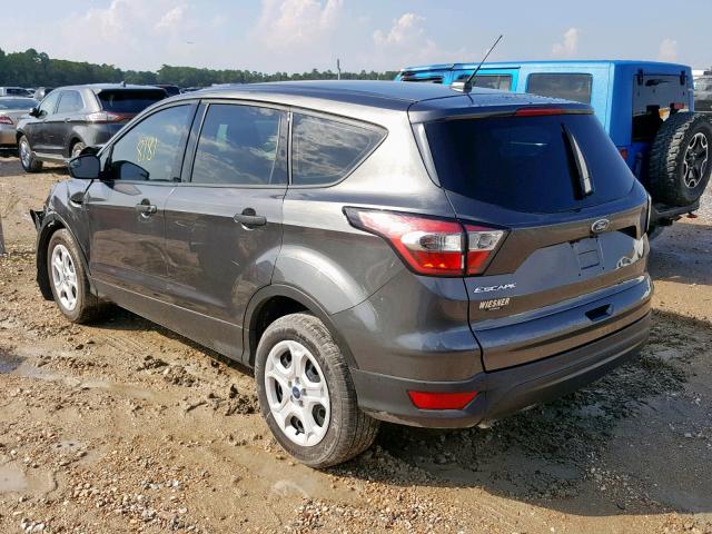 1FMCU0F79JUA30352 - 2018 FORD ESCAPE S GRAY photo 3