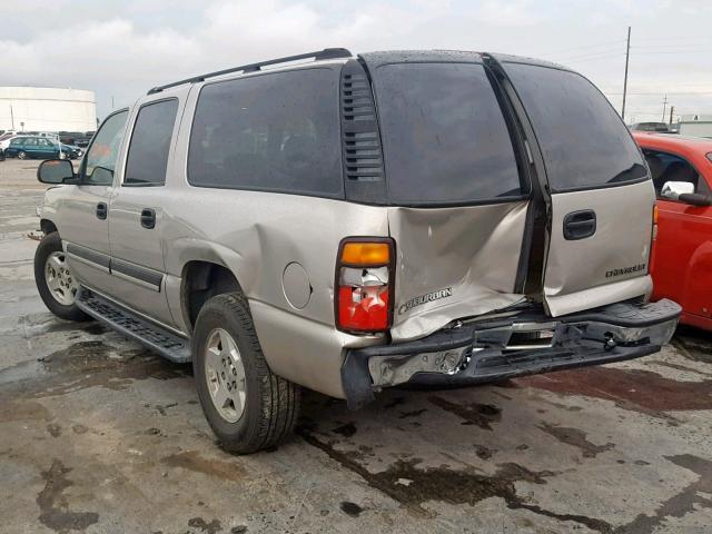 3GNEC16Z54G235303 - 2004 CHEVROLET SUBURBAN C TAN photo 3