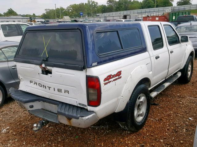 1N6ED27YX1C377398 - 2001 NISSAN FRONTIER C WHITE photo 4