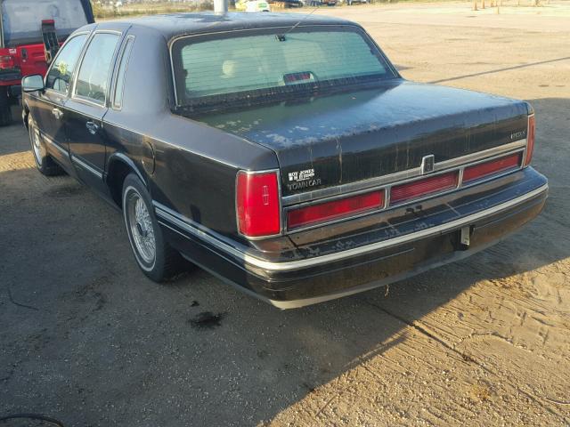 1LNLM82W8TY662010 - 1996 LINCOLN TOWN CAR S BLACK photo 3