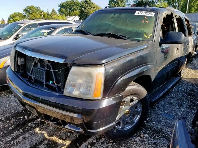 1GYEK63N44R307497 - 2004 CADILLAC ESCALADE L BLACK photo 2