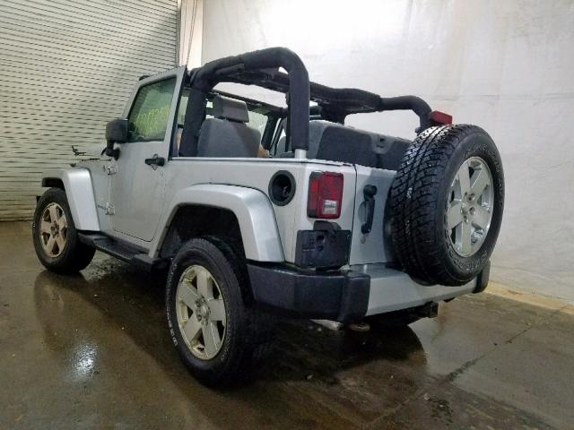 1J4FA54169L711148 - 2009 JEEP WRANGLER S SILVER photo 3