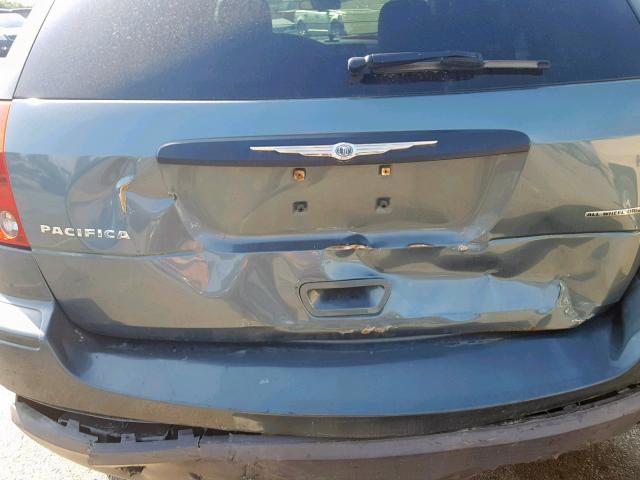 2C4GF48495R587646 - 2005 CHRYSLER PACIFICA BLUE photo 9