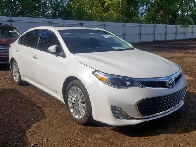 4T1BD1EB5EU030264 - 2014 TOYOTA AVALON HYB WHITE photo 1