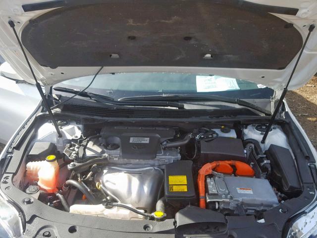 4T1BD1EB5EU030264 - 2014 TOYOTA AVALON HYB WHITE photo 7