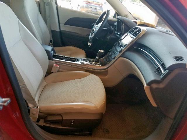 1G11D5SR4DF153588 - 2013 CHEVROLET MALIBU 1LT RED photo 5