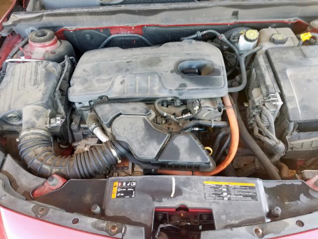 1G11D5SR4DF153588 - 2013 CHEVROLET MALIBU 1LT RED photo 7