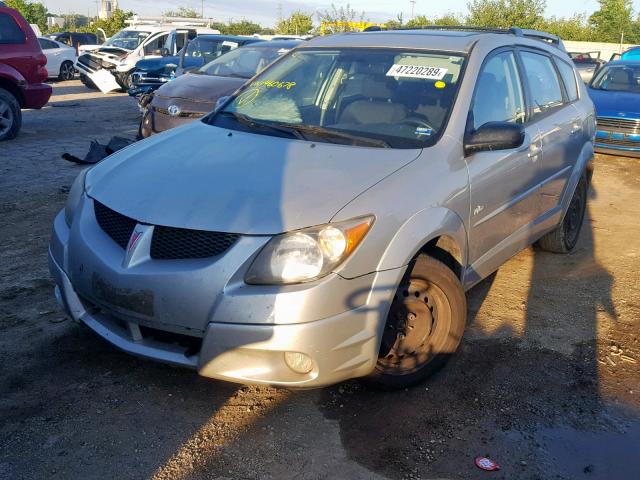 5Y2SL62853Z460678 - 2003 PONTIAC VIBE SILVER photo 2