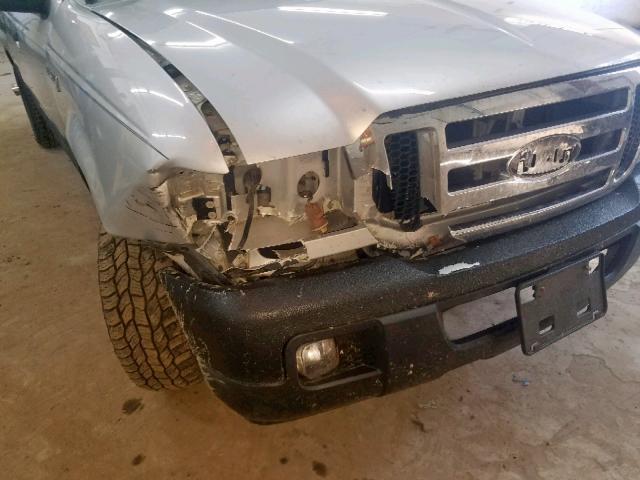 1FTYR44E07PA69861 - 2007 FORD RANGER SUP SILVER photo 9