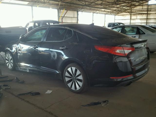 5XXGR4A65DG155338 - 2013 KIA OPTIMA SX BLACK photo 3