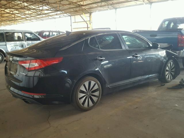 5XXGR4A65DG155338 - 2013 KIA OPTIMA SX BLACK photo 4