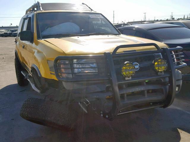 5N1ED28Y2YC525437 - 2000 NISSAN XTERRA XE YELLOW photo 1