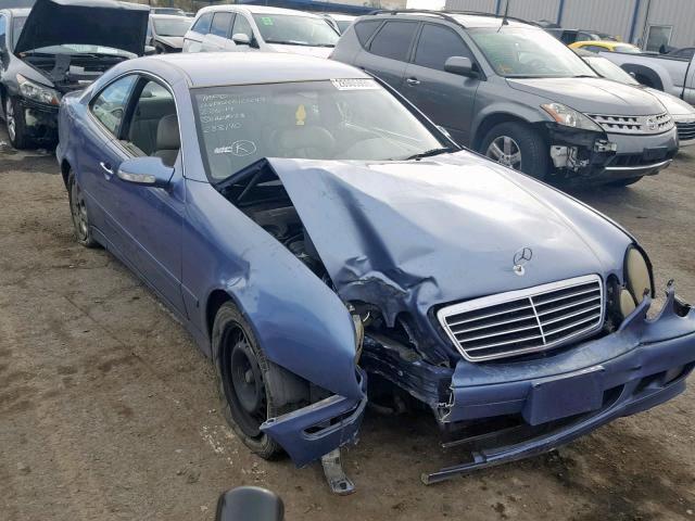 WDBLJ65G22T103665 - 2002 MERCEDES-BENZ CLK 320 BLUE photo 1