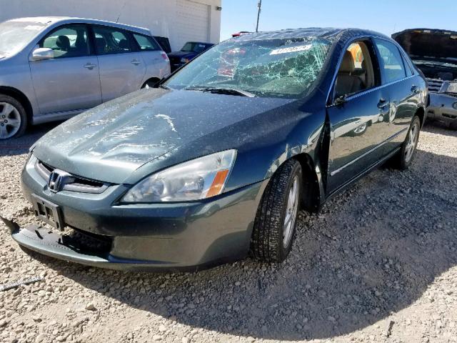 1HGCM56865A089698 - 2005 HONDA ACCORD EX GREEN photo 2