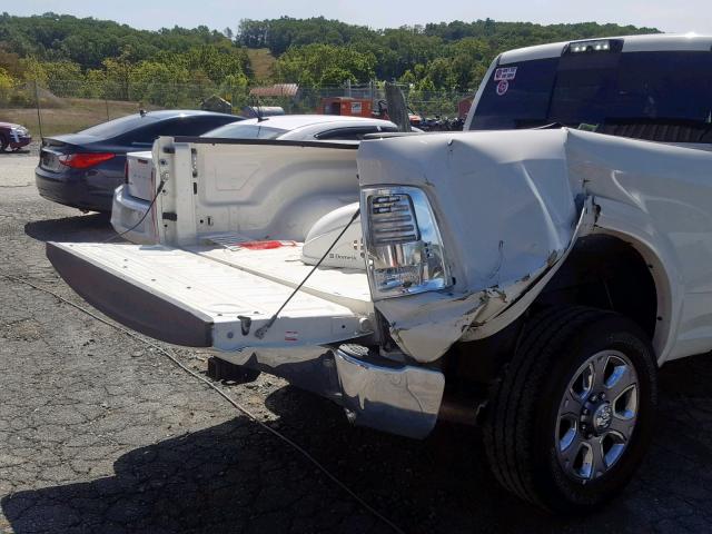 3C6UR5NL4JG371397 - 2018 RAM 2500 LARAM WHITE photo 9