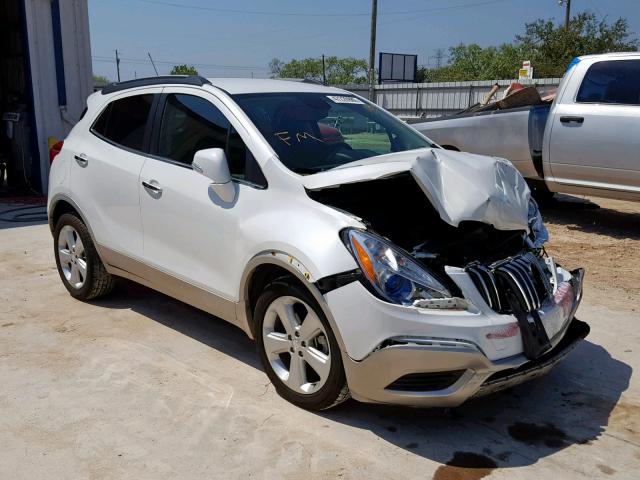 KL4CJASB7FB271353 - 2015 BUICK ENCORE WHITE photo 1