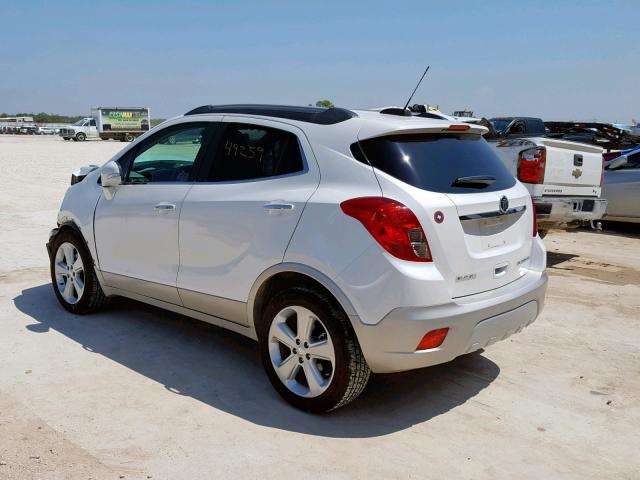 KL4CJASB7FB271353 - 2015 BUICK ENCORE WHITE photo 3