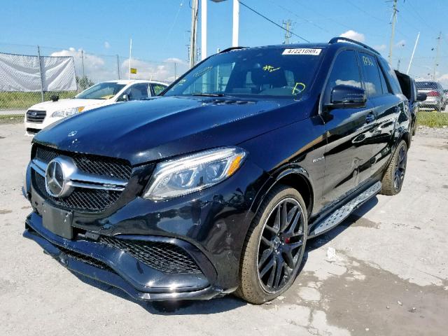 4JGDA7FB9JB120588 - 2018 MERCEDES-BENZ GLE 63 AMG BLACK photo 2