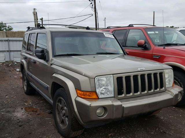 1J8HG48N56C189024 - 2006 JEEP COMMANDER GOLD photo 1