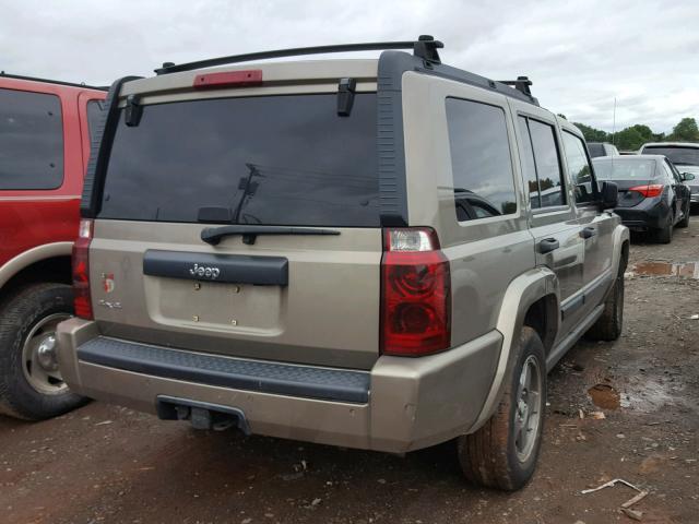 1J8HG48N56C189024 - 2006 JEEP COMMANDER GOLD photo 4