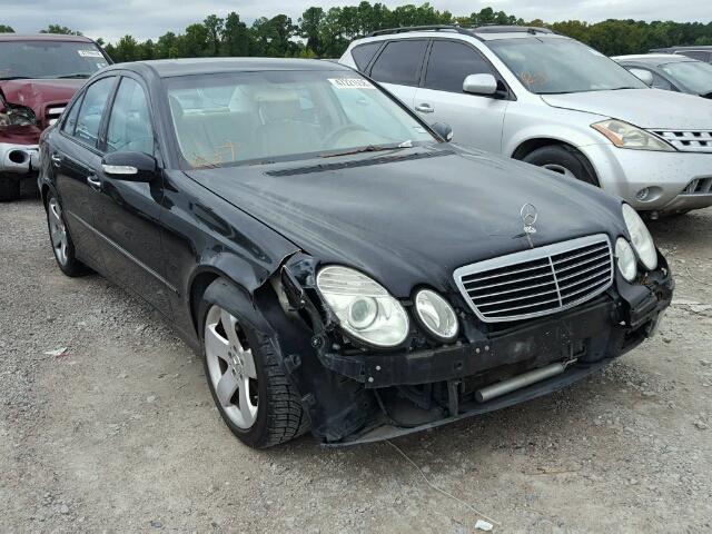 WDBUF70J34A492507 - 2004 MERCEDES-BENZ E 500 BLACK photo 1