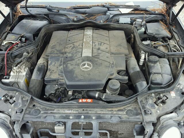 WDBUF70J34A492507 - 2004 MERCEDES-BENZ E 500 BLACK photo 7