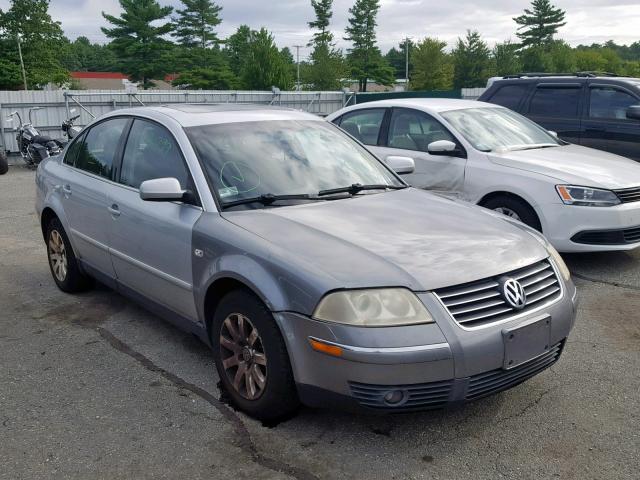 WVWPH63B02P289723 - 2002 VOLKSWAGEN PASSAT GLS SILVER photo 1