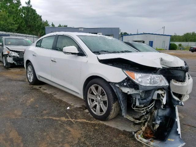 1G4GC5EDXBF142558 - 2011 BUICK LACROSSE C WHITE photo 1