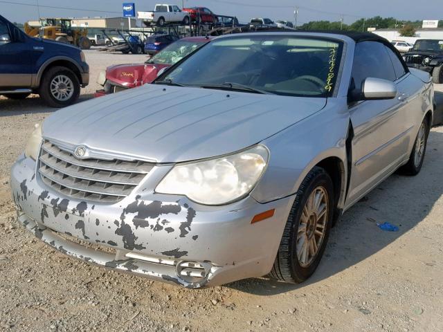 1C3LC55R08N279932 - 2008 CHRYSLER SEBRING TO SILVER photo 2