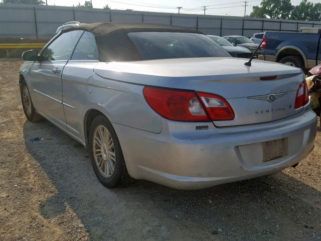 1C3LC55R08N279932 - 2008 CHRYSLER SEBRING TO SILVER photo 3