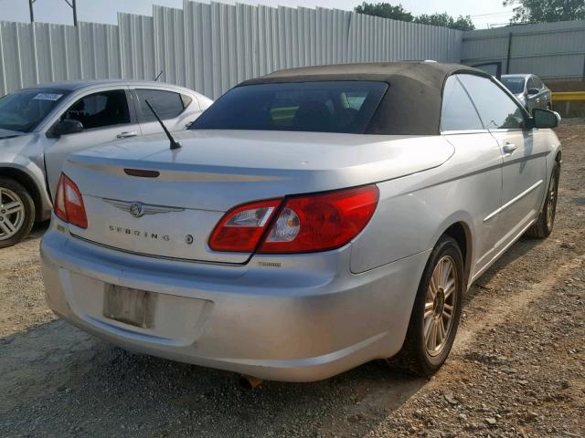 1C3LC55R08N279932 - 2008 CHRYSLER SEBRING TO SILVER photo 4