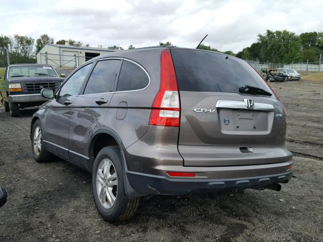 5J6RE4H7XAL089071 - 2010 HONDA CR-V EXL GRAY photo 3