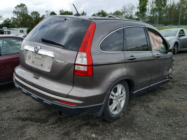 5J6RE4H7XAL089071 - 2010 HONDA CR-V EXL GRAY photo 4