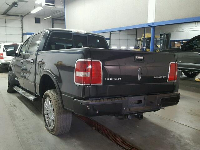 5LTPW18558FJ05223 - 2008 LINCOLN MARK LT BLACK photo 3