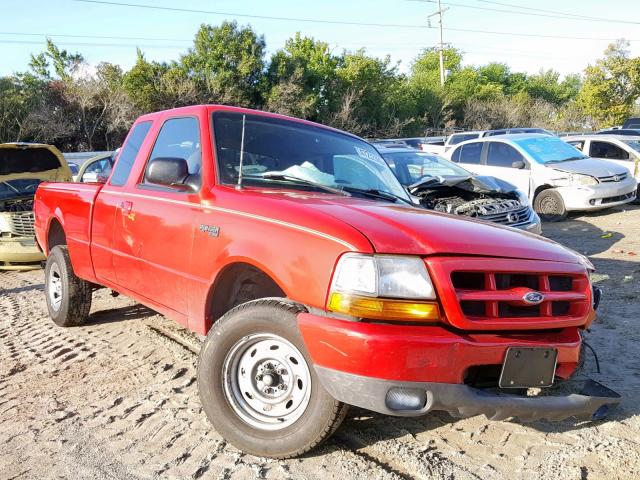 1FTYR14X7XPB52428 - 1999 FORD RANGER SUP RED photo 1