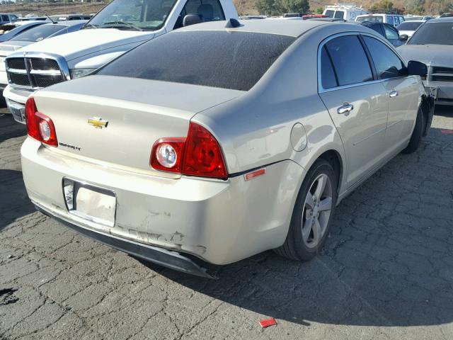 1G1ZC5E05CF191722 - 2012 CHEVROLET MALIBU 1LT თაფლისფერი ფოტო 4