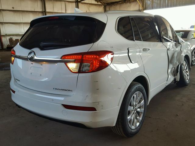 LRBFX1SA2JD024908 - 2018 BUICK ENVISION E WHITE photo 4