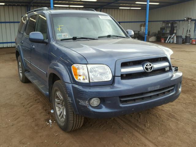 5TDBT48A96S259225 - 2006 TOYOTA SEQUOIA LI BLUE photo 1