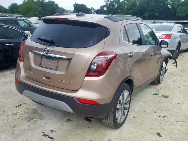 KL4CJASB2JB615440 - 2018 BUICK ENCORE PRE BROWN photo 4