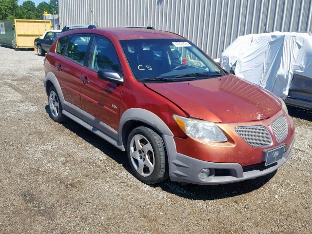 5Y2SL65897Z404471 - 2007 PONTIAC VIBE BURGUNDY photo 1