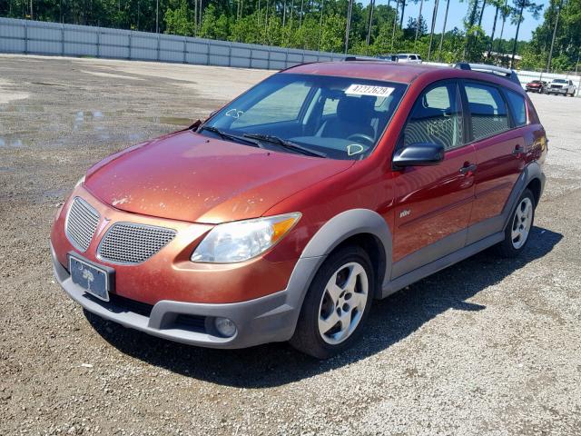 5Y2SL65897Z404471 - 2007 PONTIAC VIBE BURGUNDY photo 2