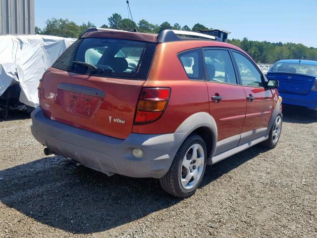 5Y2SL65897Z404471 - 2007 PONTIAC VIBE BURGUNDY photo 4