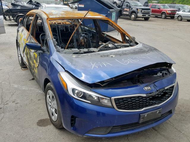 3KPFK4A7XHE133410 - 2017 KIA FORTE LX BURN photo 1