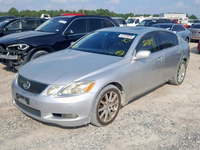 JTHBH96S165015809 - 2006 LEXUS GS 300 SILVER photo 2