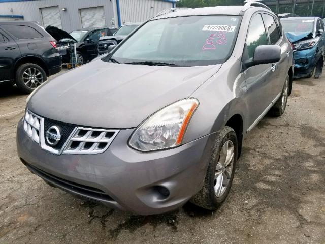 JN8AS5MV2CW377307 - 2012 NISSAN ROGUE S GRAY photo 2