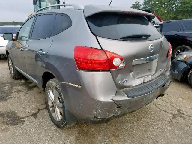 JN8AS5MV2CW377307 - 2012 NISSAN ROGUE S GRAY photo 3