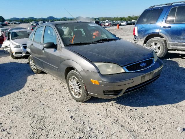 1FAFP34N67W132223 - 2007 FORD FOCUS ZX4 GRAY photo 1